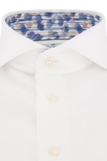 Thomas Maine zakelijk overhemd normale fit wit effen katoen