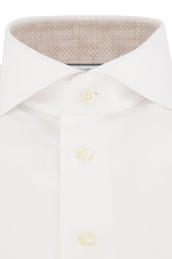 Thomas Maine overhemd mouwlengte 7 normale fit wit uni katoen
