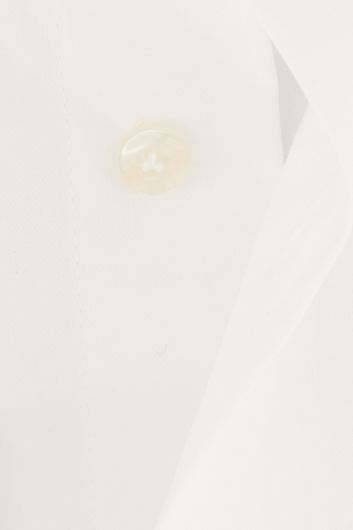 Thomas Maine overhemd mouwlengte 7 normale fit wit uni katoen
