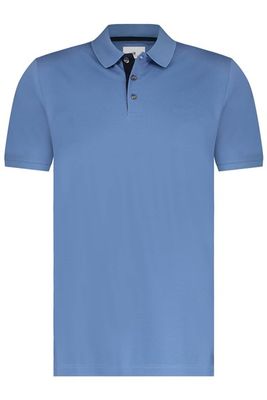 State of Art State of Art polo wijde fit korte mouw blauw