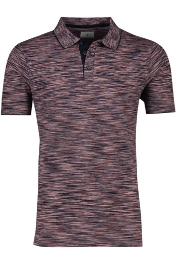 State of Art polo donkerblauw geprint