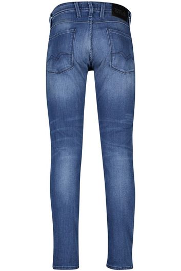 Replay jeans blauw effen denim slim fit