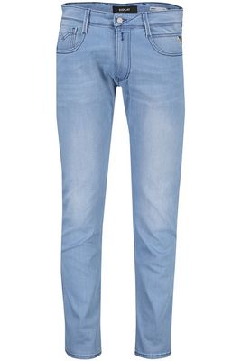 Replay Replay jeans blauw effen denim 5-pocket model