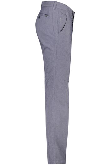 Eurex pantalon chino regular fit blauw
