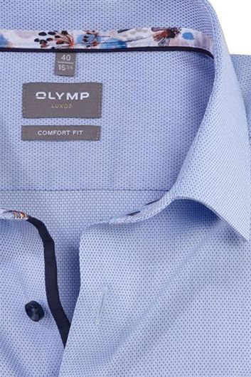 Olymp overhemd mouwlengte 7 blauw