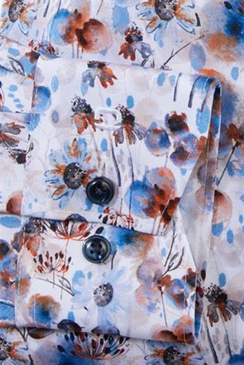 Olymp bloemenprint overhemd modern