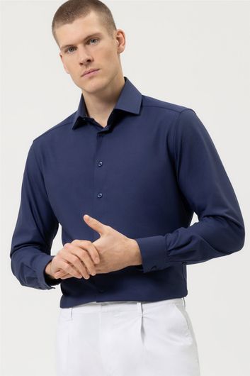 Overhemd Olymp donkerblauw ml 7 modern fit
