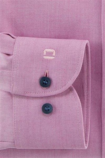 Overhemd Olymp Level Five extra slim fit roze effen katoen