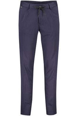 Vanguard Vanguard pantalon donkerblauw slim fit Jersey stretch