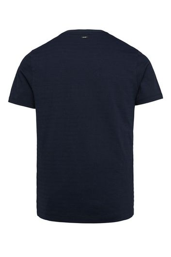 Vanguard T-shirts ronde hals donkerblauw met logo