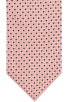 Profuomo Profuomo stropdas roze geprint 