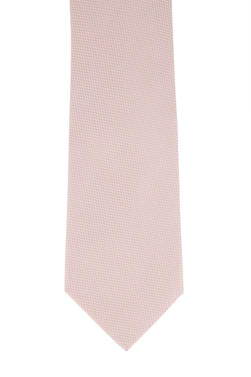 Profuomo stropdas roze geprint zijde