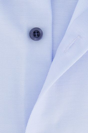 Olymp business overhemd normale fit lichtblauw effen katoen