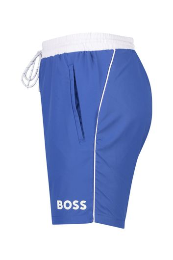 Hugo Boss zwembroek blauw effen 100% polyester