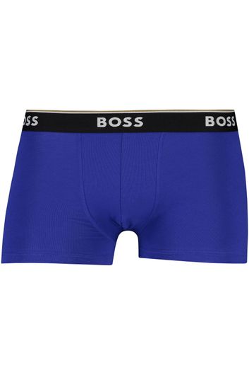 Hugo Boss Boxershorts blauw effen