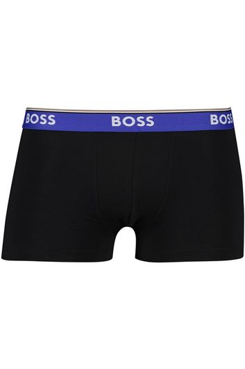 Hugo Boss boxershort zwart groen blauw effen katoen