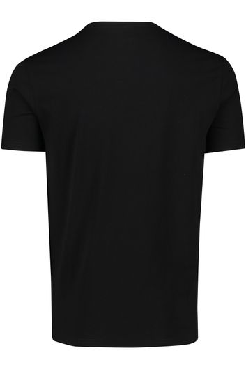 Hugo Boss t-shirt zwart print 100% katoen