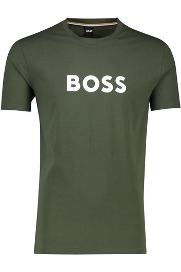 Hugo Boss t-shirt groen print