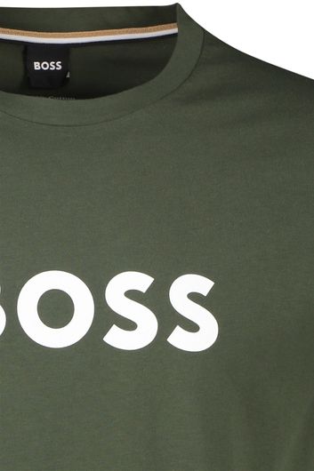 Hugo Boss t-shirt groen print