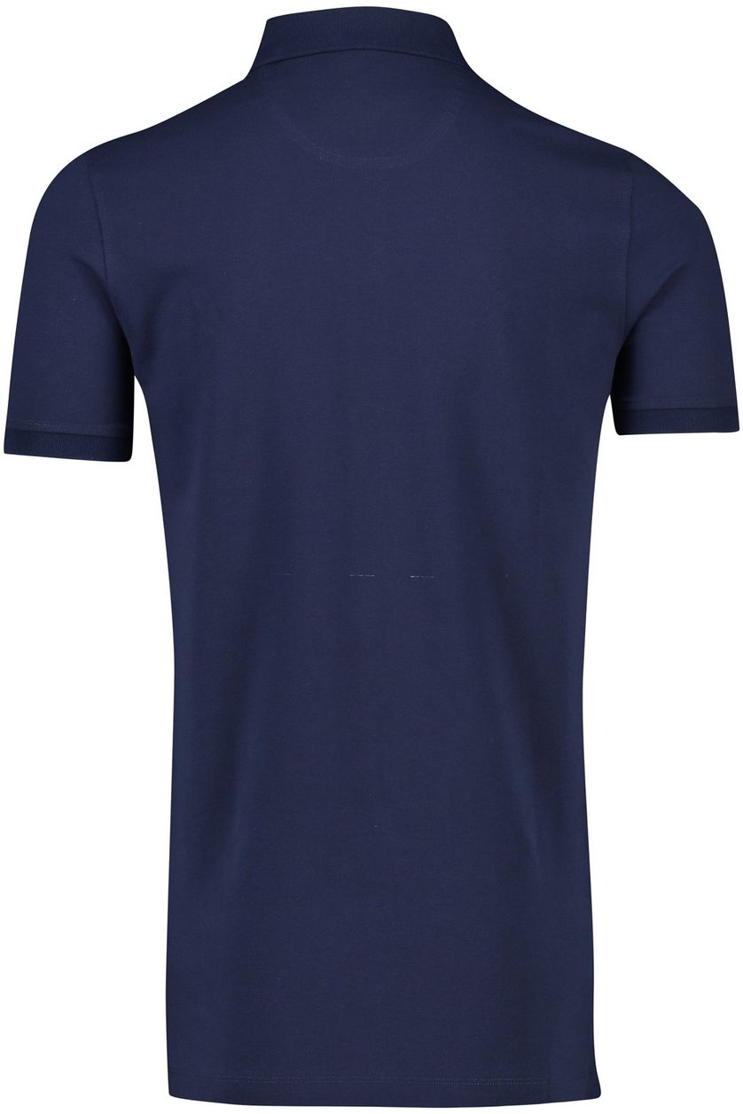 Portofino poloshirt normale fit donkerblauw extra lang