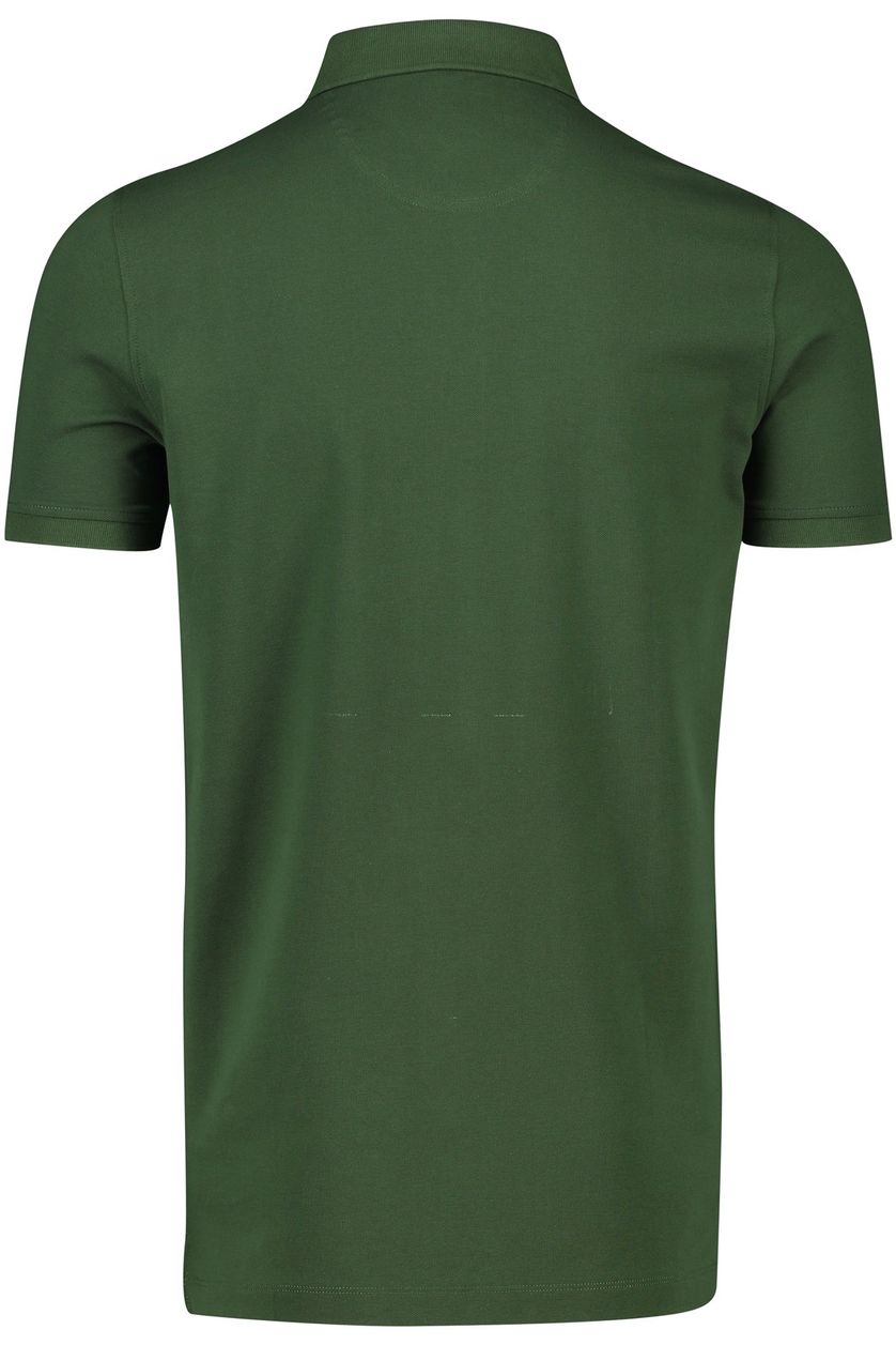 Portofino poloshirt 3 knoops normale fit groen extra lang