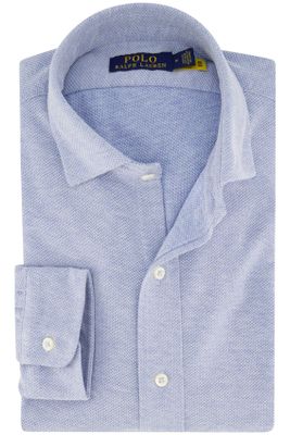 Polo Ralph Lauren Polo Ralph Lauren casual overhemd normale fit lichtblauw uni 100% katoen
