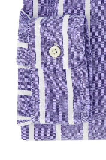 Polo Ralph Lauren casual overhemd normale fit blauw gestreept katoen