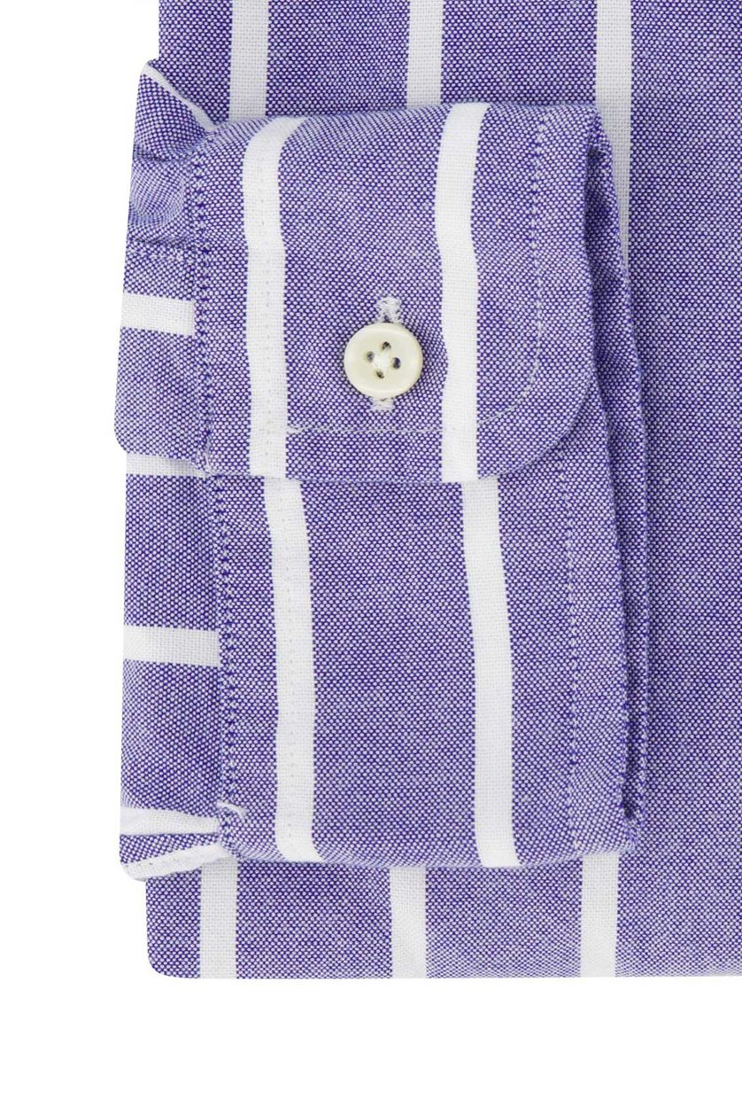 Polo Ralph Lauren overhemd 100% katoen Custom Fit blauw gestreept