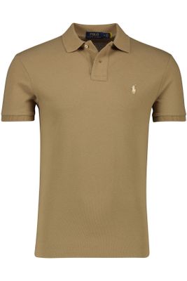 Polo Ralph Lauren Polo Ralph Lauren polo camel big & tall katoen normale fit 2-knoops