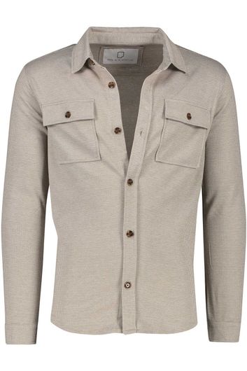 Born With Appetite overshirt beige effen