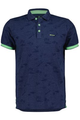New Zealand New Zealand polo Murupara normale fit navy geprint