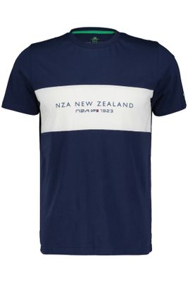 New Zealand New Zealand t-shirt Ianthe donkerblauw effen 100% katoen