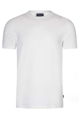 Cavallaro Cavallaro T-shirts gebroken wit slim fit