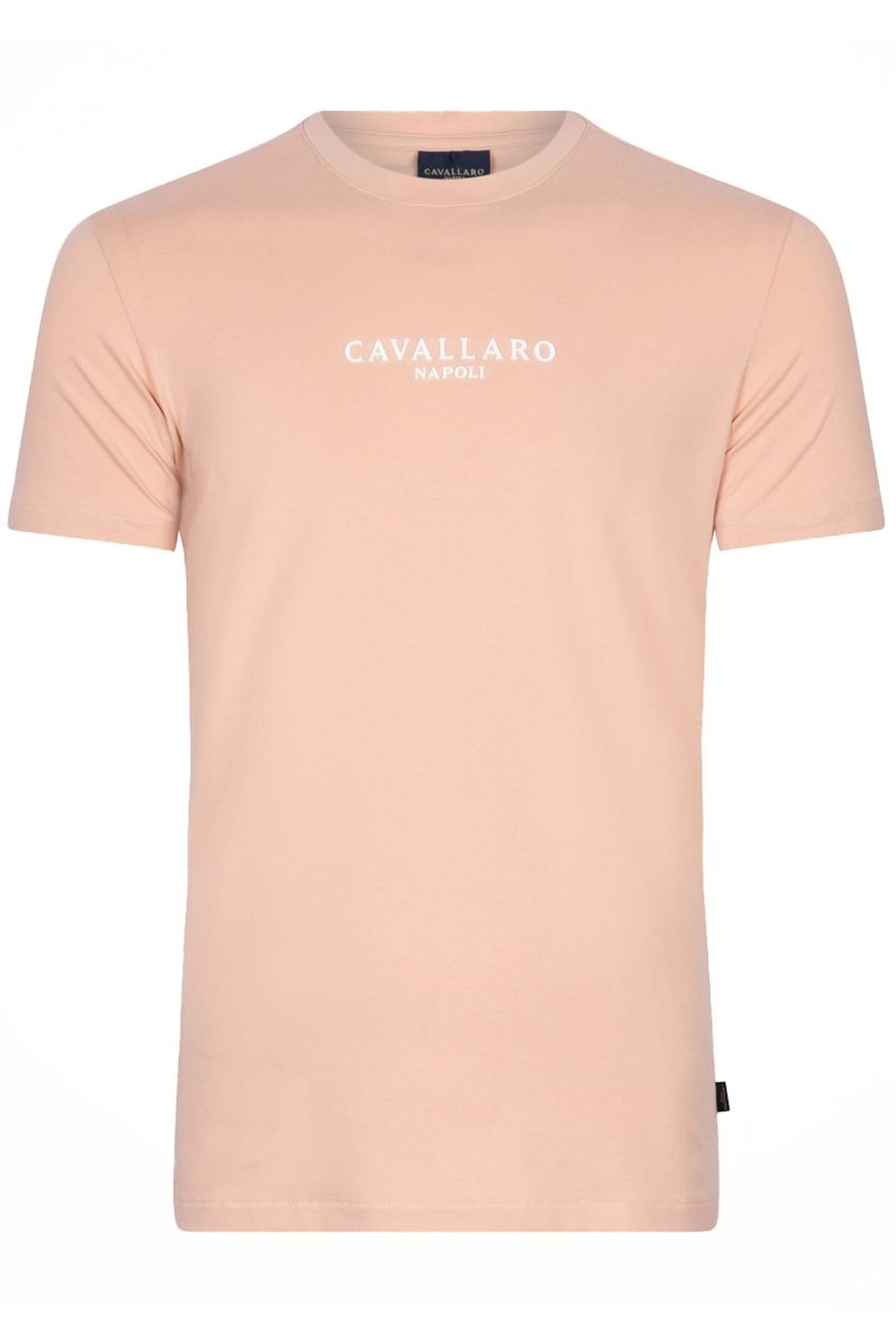 Cavallaro t-shirt oranje effen korte mouw