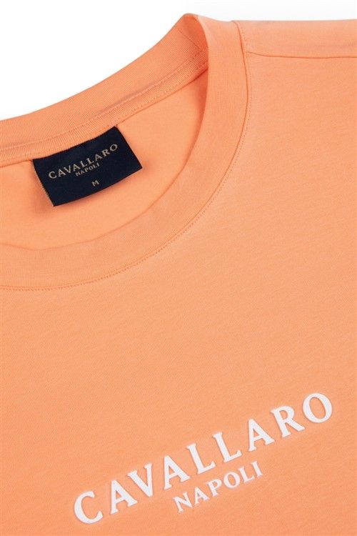 Cavallaro T-shirts oranje slim fit