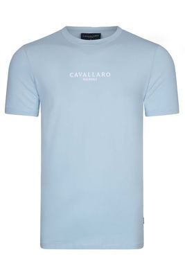Cavallaro Cavallaro T-shirts lichtblauw katoen