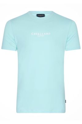 Cavallaro Cavallaro t-shirt lichtblauw effen korte mouw