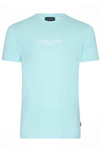 Cavallaro t-shirt lichtblauw effen