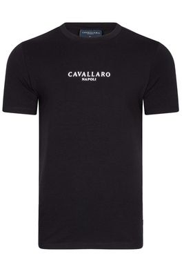 Cavallaro Cavallaro T-shirts zwart katoen