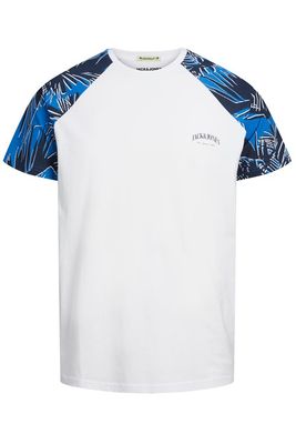 Jack & Jones Jack & Jones T-shirts blauw wit katoen