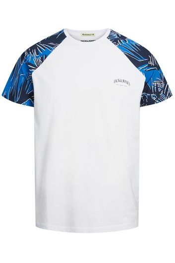 Jack & Jones T-shirts blauw wit