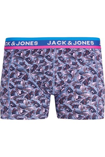 Jack & Jones Boxershorts 3-pack blauw geprint katoen