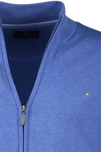 Vest Portofino Monza effen blauw