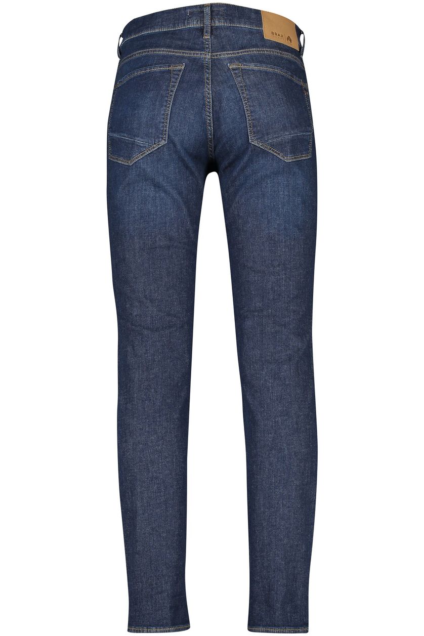 Brax jeans Chuck blauw effen denim zonder omslag