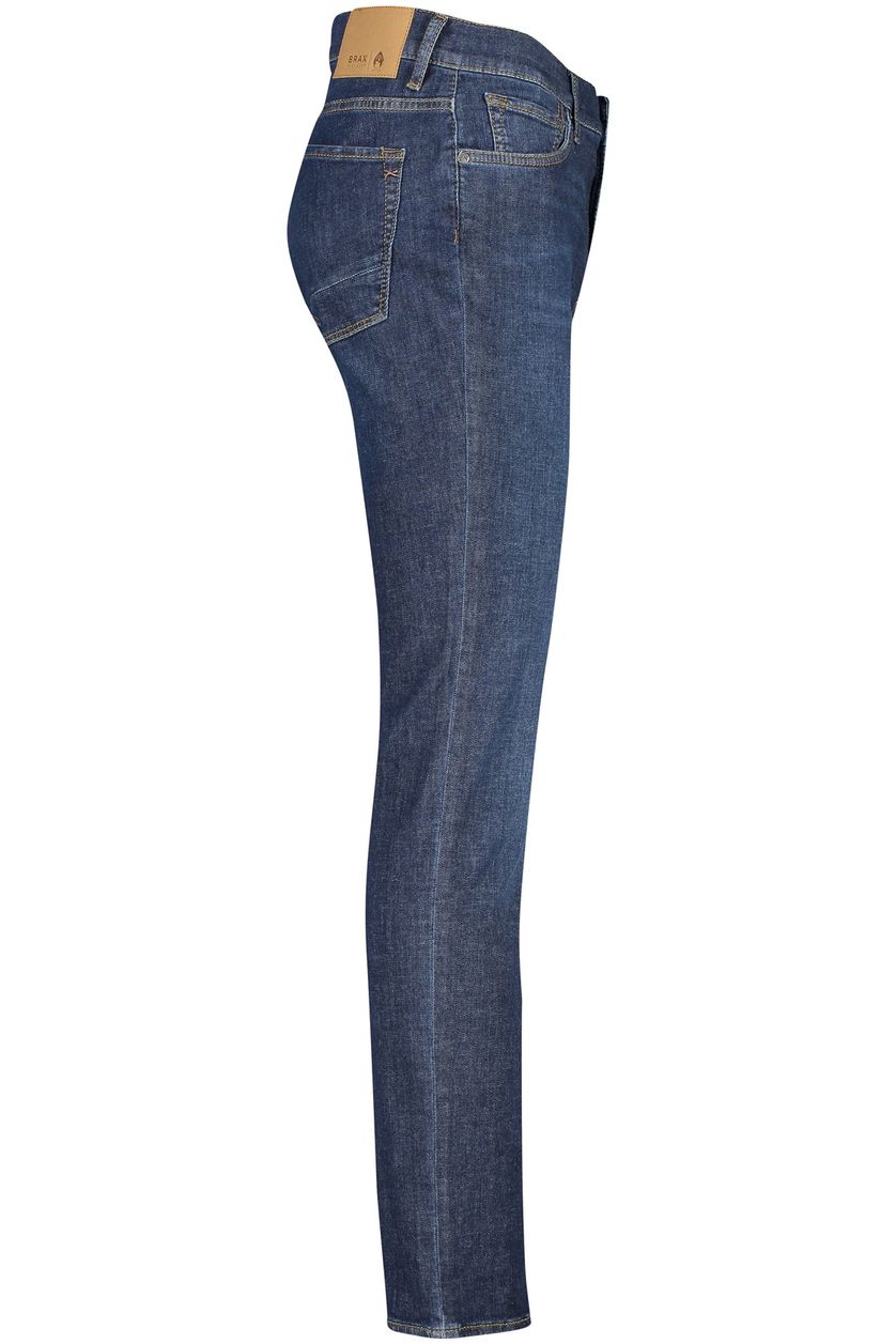 Brax jeans Chuck blauw effen denim zonder omslag