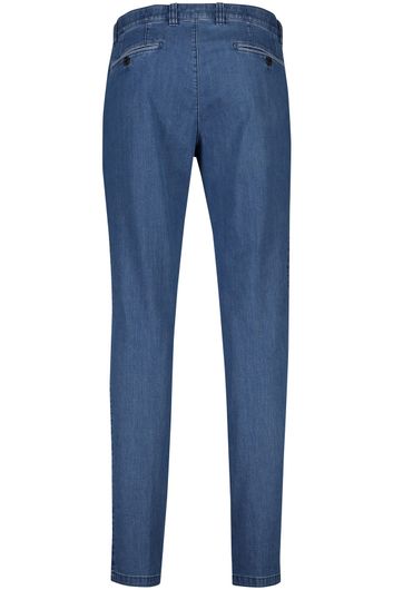 COM4 nette jeans blauw effen katoen