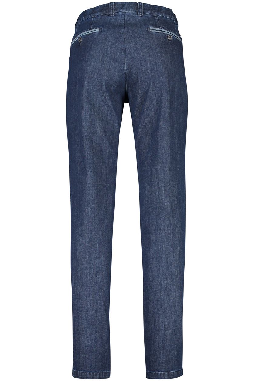Blauw effen COM4 nette jeans katoen