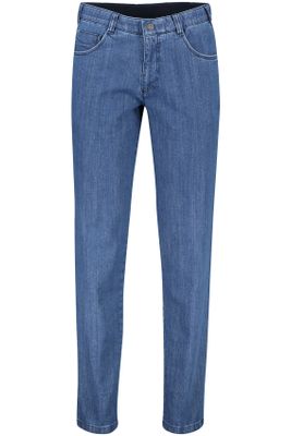 COM4 COM4 jeans Swing Front blauw effen denim