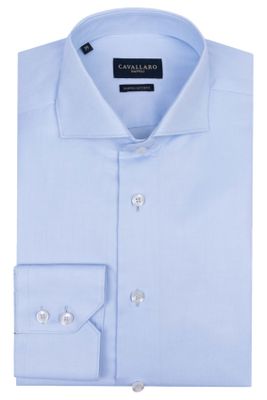 Cavallaro Cavallaro overhemd slim fit NOS widespread lichtblauw