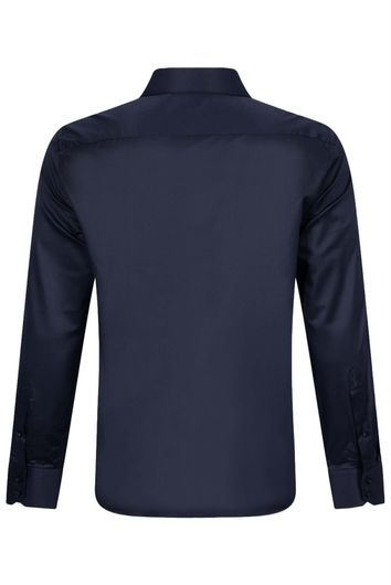 Cavallaro overhemd NOS widespread donkerblauw slim fit